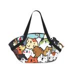 ハンドバッグ猫柄かわいい面白いネコ...