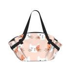 ハンドバッグ猫柄トートバッグピクニ...