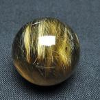 ルチルクォーツ 球 スフィア 丸玉 ゴールドタイチンルチルクォーツ 25mm t145-2500