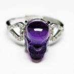 アメジストヒキュウ貔貅指輪t275...