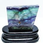 ショッピング安 エンジェルフェザー フローライト  原石 t41-1435