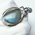 ラブラドライトペンダントt413-...