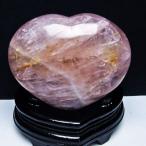 1.3Kg ローズクォーツ ハート  置物 t4