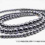 高純度激安 テラヘルツ ネックレス 本物　テラヘルツ鉱石 ラウンド ミックスビーズタイプ12mm〜6mm 《rv》 T822-2
