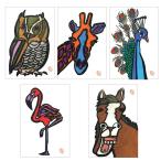 岡田龍征 ポストカード 5枚セット