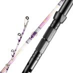 バトルシップス 総糸巻 230-30号 真鯛 マダイ ワラサ ヒラメ イサギ 無垢 グラス ソリッドロード 船竿 Battleships 釣竿 海水 シャイニーパープル