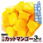 マンゴー 冷凍 カット済み 3kg(500g×6袋)ベトナム産 完熟 送料無料 フローズンマンゴー スイーツ 冷凍便 国華園