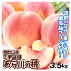 ショッピング送料 もも 3.5kg あら川の桃 和歌山産 ご家庭用 送料無料 食品