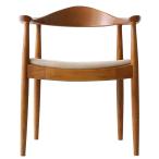 《世界で最も美しい椅子といわれるThe Chair。H・J・ウェグナーの代表作》ハンス・J・ウェグナー The Chairザ・チェアDC-604F-BRファブリック ブラウン