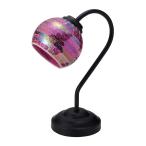 《ベース部分に触れるだけでON/OFF。ベッドサイドに最適》イシグロ モザイクテーブルライト(タッチセンサータイプ) マイマール21298ピンク