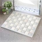 アスベスト・ゼロで安全 プレミアム 珪藻土 バスマット Lサイズ 58x45.5cm | マット おしゃれ お風呂 珪藻土 タイル 珪藻土バスマット 珪藻土マット かわいい