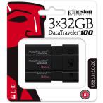 キングストン DT100G3/32GB-3P 32GBx3個セット USB3.0メモリー DataTraveler 100 G3
