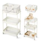 Fortella baby Wagon подгузники место хранения сумка имеется место хранения Cart кухонные тележки корзина подставка регулировка полки с роликами .3 уровень крепкий ..