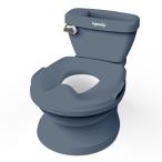 Ingenuity My Size Potty Pro голубой для малышей туалет тренировка туалет подлинный товар целиком. смывающий звук объект возраст 1 максимальный 
