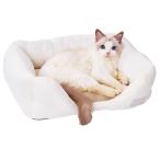 ペティオ (Petio) 犬猫用ベッド ひんやりくつろぎベッド フィットスクエア M ライトベージュ