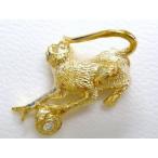 『ダイヤモンド 0.02ct』K18YGモンキータイピン