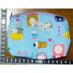 ネコ柄デニム生地小物・小銭入れ