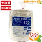 ≪410ml×120枚≫【P&W】ペーパーボウル ◇電子レンジOK◇ 使い捨て 紙皿 食器 皿 器【costco コストコ通販】