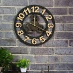 欧米風古いギア 工業 壁掛け時計 掛け時計 かけ時計 おしゃれ 壁飾り 北欧 おしゃれ ウォールクロック プレゼント ギフト