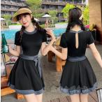  фитнес купальный костюм One-piece body type покрытие женский ученик старшей школы большой студент все в одном накладка имеется юбка большой размер плавание одежда пляж серфинг плавание 