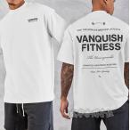 トレーニングウエア メンズ Tシャツ 半袖 トップス ロゴプリント ジム スポーツウエア 筋トレ フィットネス スウェット ゆったり カジュアル 大きいサイズ