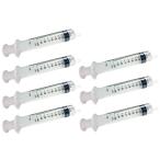 シリンジ 10ml  7本セット プラスチック 針無し 滅菌済 | 小動物の液剤 流動食 液体注入 インク注入