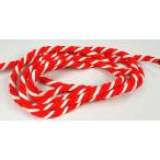 紅白ロープ 紅白ひも (アクリル製) 太さ12mm メートル単位 切売販売