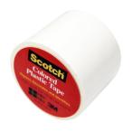 3M スコッチ プラスチックテープ 38mm 191 白 | スリーエム ガムテープ 粘着テープ 透明テープ