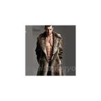 ファー コート 毛皮コート ロングコート メンズ ファーコート アウター 秋冬 新作 防寒 おしゃれ ゆったり ファー襟 暖かい 防寒