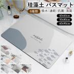 珪藻土 バスマット ソフト 吸水 速乾 40×60cm 柔らかい 足拭きマット 浴室 お風呂 トイレ 洗面所 バスルーム 吸水マット 玄関マット 滑り止め キッチン 吸水