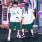 夏 キッズダンス衣装 ヒップホップ HIPHOP ダンス衣装