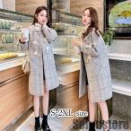 ショッピングモコモコ コート レディース アウター 秋冬 チェスターコート ロング丈 ジャケット きれいめ 韓国風 通勤 おしゃれ オーバーコート 厚手 新作 おしゃれ 20代 30代 40代