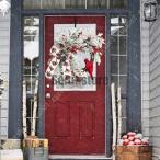 クリスマス リース クリスマス飾り ドア 玄関 壁飾り 花輪 玄関リース 華やか 可愛い おしゃれ イベント パーティー 装飾 クリスマスパーティ 店舗装飾 贈り物