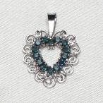  подвеска с цепью серебряный 925 Испания производства гонки . Heart сапфир цвет женский мужской SILVER925