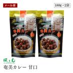 【メール便】カレールー 風と光 奄美カレー 甘口 180g  2袋セット 保存料 着色料 無添加 カレールー 生ウコン 牛脂 牛エキス 不使用 ガラムマサラ付 子供