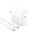 最安！Salcar 一年間保証 PD3.0対応 50W USB-C 急速充電器 「Supersi」採用 【PSE適合品】 MacBook Pro/Air/iPad/iPhoneなど USB-C to Cケーブル付属