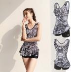  купальный костюм женский One-piece купальный костюм лето модный маленький . мама купальный костюм выгоревший на солнце участок предотвращение большой размер body type покрытие чистый .20 плата 30 плата 40 плата 50 плата бассейн ... простой 