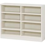 【直送】【代引/日時指定不可】大洋 日本製 オープンラック ダイワ 幅120 高さ90cm ホワイト カラーラック NC9012ダイワWH 【基本送料無料】