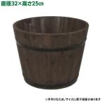 直送 日時指定不可 加藤伝蔵商店 DB木製プランター深型 ダークブラウン P117 沖縄・離島配送不可