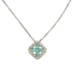 ネックレス プラチナ パライバトルマリン 0.14ct