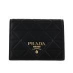 プラダ PRADA 二つ折り財布 レディース ブラック 1MV204 2CLU F0002 NERO