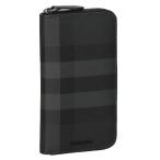 バーバリー BURBERRY 長財布 メンズ レグジグ チャコールチェック ブラック 8070254 CHARCOAL