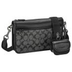 コーチ アウトレット ショルダーバッグ メンズ チャコール ブラック COACH OUTLET C8141 QBMI5