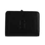 マークジェイコブス 二つ折り財布 レディース ブラック ザ DTM ユーティリティ スナップショット コンパクト Marc Jacobs 2F3SMP051S07 001 BLACK