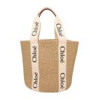 クロエ トートバッグ レディース ウッディ WOODY LARGE BASKET ベージュ CHLOE CHC22SS380 G55 101 WHITE 爆買