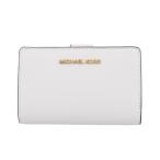 ショッピングマイケルコース マイケルコース 二つ折り財布 レディース ジェット セット トラベル ホワイト MICHAEL KORS 35F7GTVF2L OPTIC WHITE