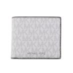マイケルコース 二つ折り財布 メンズ クーパー シグネチャー ホワイト MICHAEL KORS 36U9LCRF3B BRIGHT WHITE