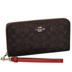 コーチ アウトレット 長財布 レディース ブラウン COACH OUTLET CW778 IMXD0 ウォルナット ボールドレッド