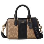 コーチ アウトレット ショルダーバッグ レディース シグネチャー ミニ ローアン クロスボディー ブラック COACH OUTLET CW331 IMQRX ベージュ/ブラック