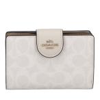 コーチ アウトレット 二つ折り財布 レディース シグネチャー ホワイト COACH OUTLET CW786 IMXU5 ホワイト/チョーク